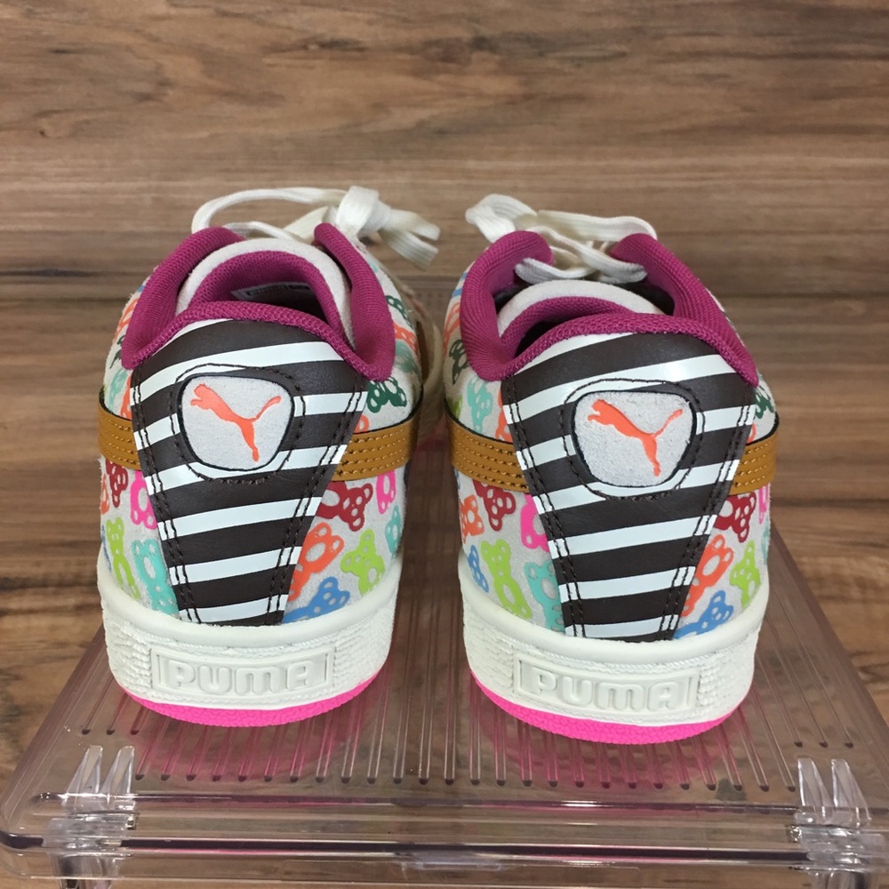 <SOLD>PUMA Gummy Bears Suede Whisper Pink Bottom - Picture 3 of 5